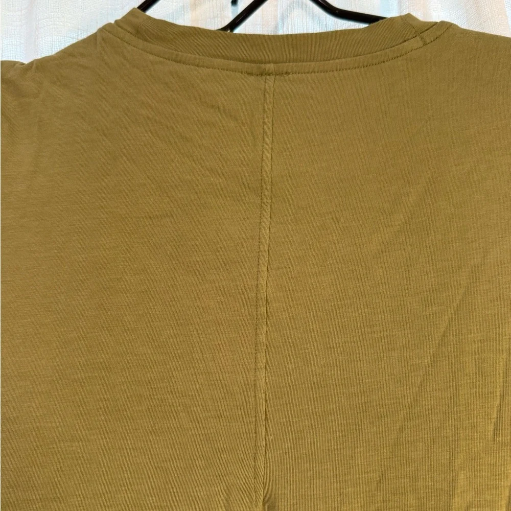 Lululemon Athletica Cotton wrap tie t-shirt dress green W1DWHS - Picture 10 of 11
